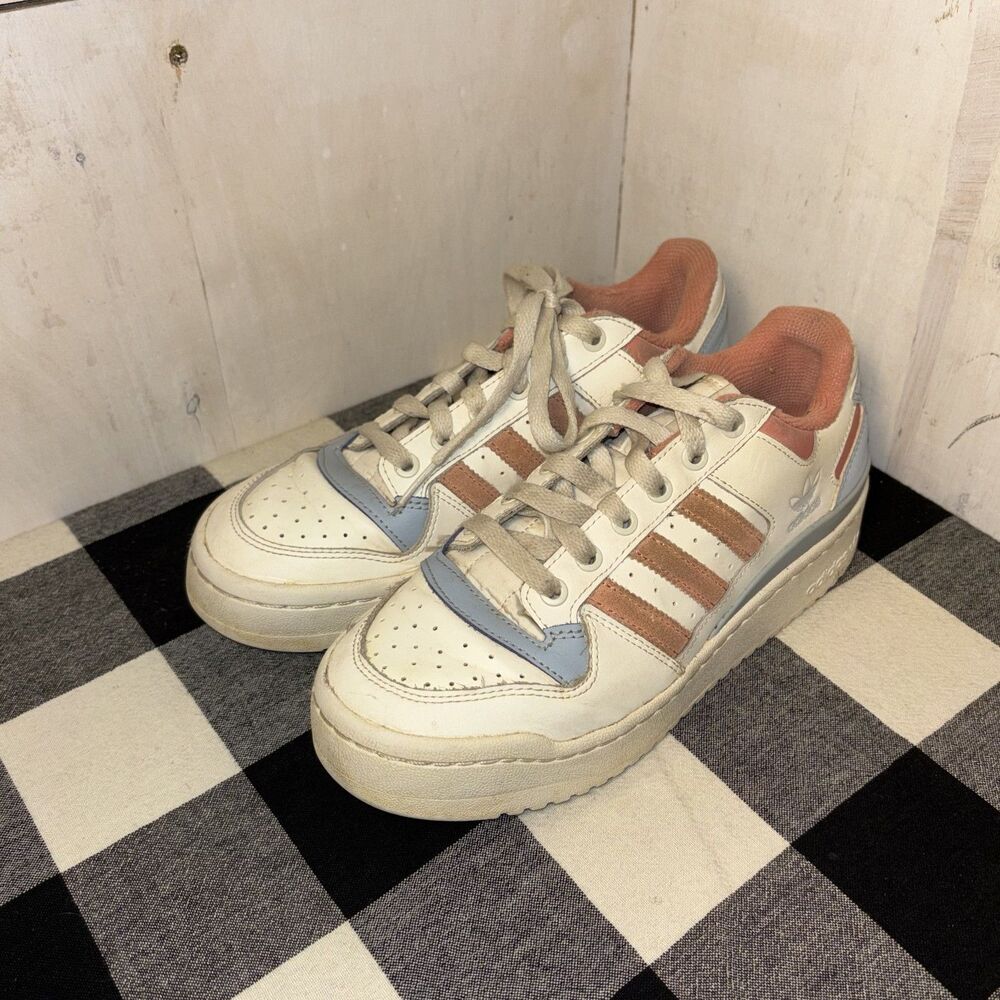 Adidas Women's Forum‎ Bold 'Off White Wonder Clay' Sneakers Sz 7.5